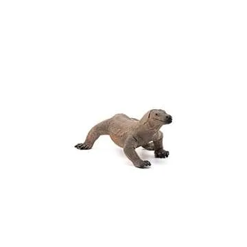 Schleich Wild Life Authentic Komodo Dragon Toy - Realistic and Durable Gift for Kids and Collectors.