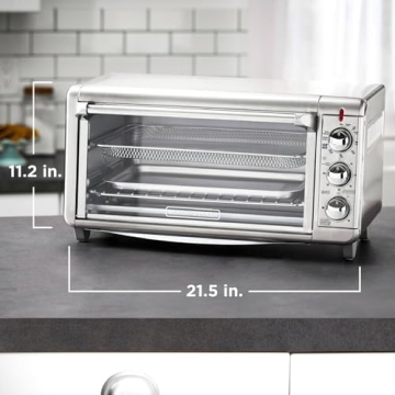 BLACK+DECKER Air Fry Toaster Oven for Healthy Cooking