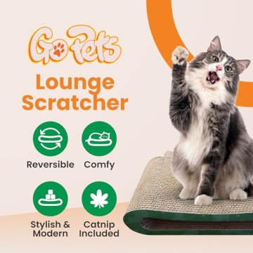 GoPets Large Cat Scratcher That Lasts 4X Longer