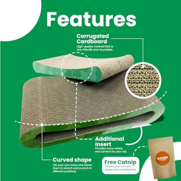 GoPets Large Cat Scratcher That Lasts 4X Longer