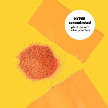 Plant-Based Food Color Variety Pack by Supernatural, Food Dye Powders, 4 Natural Colors, No Artifici...