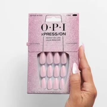 OPI xPRESS/ON Velvet Pink Long Almond Press On Nails