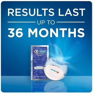 Crest 3D Whitestrips with Light, Whitestrips 3D White, Teeth Whitening Strip Kit, 20 Strips (10 Count Pack), Crest Teeth Whitening Strips, Teeth Whitening Kit