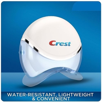 Crest 3D Whitestrips with Light, Whitestrips 3D White, Teeth Whitening Strip Kit, 20 Strips (10 Count Pack), Crest Teeth Whitening Strips, Teeth Whitening Kit