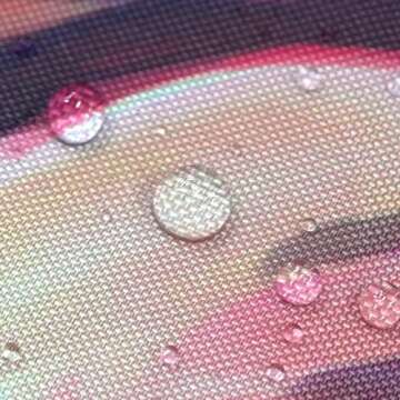 Neasow Boho Floral Shower Curtains for Bathroom, Bright Fabric Blossom Shower Curtain with 12 Hooks, Multi Color 72"×72"