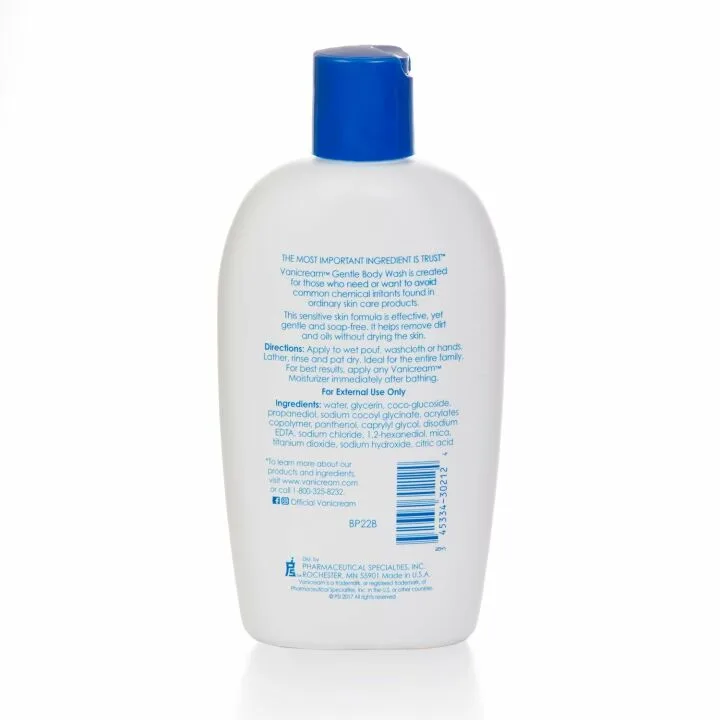 Vanicream Gentle Body Wash for Sensitive Skin