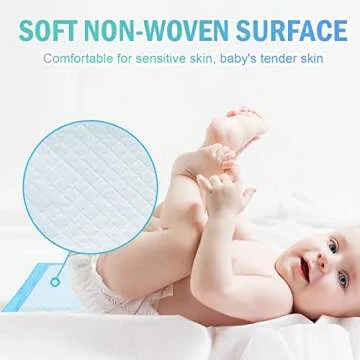 Timoo 100 PCS Disposable Changing Pads for New Parents
