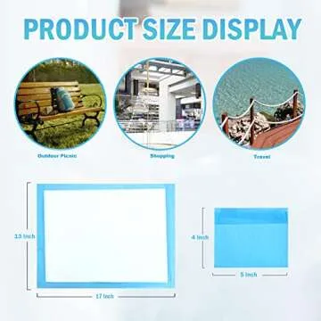 Timoo 100 PCS Disposable Changing Pads for New Parents