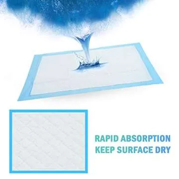 Timoo 100 PCS Disposable Changing Pads for New Parents