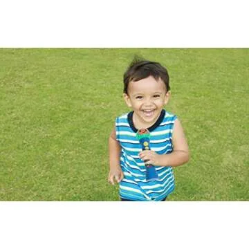 eKids CO-070, Musical Toddlers with Built Songs, Kids Microphone Designed for Fans of Cocomelon Toys and Gifts, Multicolored