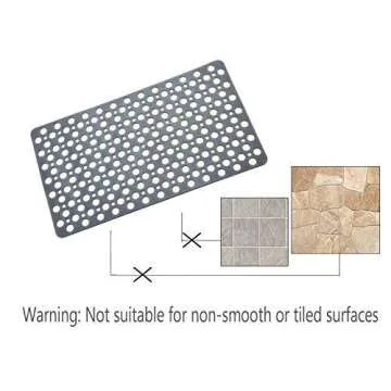 Mantto Non-Slip Bathtub Mat - Extra Soft & Machine Washable