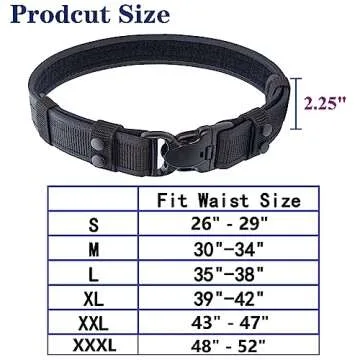 Dotacty Duty Belt for Security & Law Enforcement