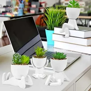 Cute Faux Succulent Planters - Fun and Decorative Accents