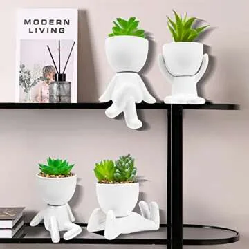 Cute Faux Succulent Planters - Fun and Decorative Accents