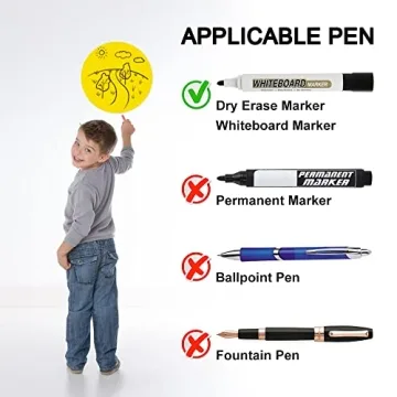 Colorful Dry Erase Dots for Classroom Learning Fun