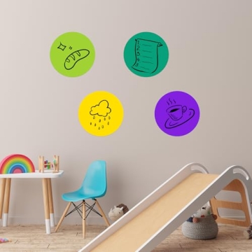 Colorful Dry Erase Dots for Classroom Learning Fun