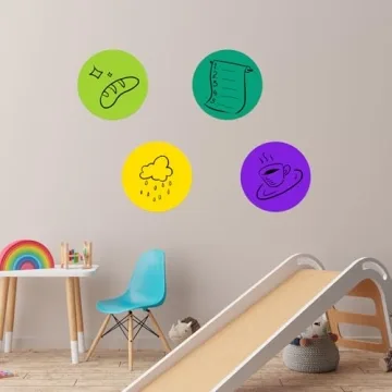 Colorful Dry Erase Dots for Classroom Learning Fun