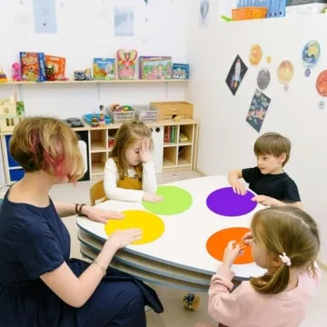 Colorful Dry Erase Dots for Classroom Learning Fun