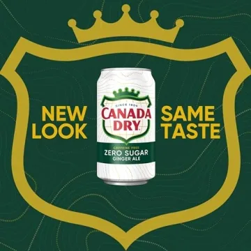Canada Dry Zero Sugar Ginger Ale Pack of 12 Cans
