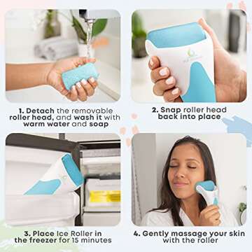 PUR Botanicals Aqua Ice Roller for Face (2 Pack)