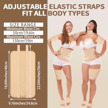 Uminyoo 8pcs Castor Oil Pack Wrap for Pain Relief