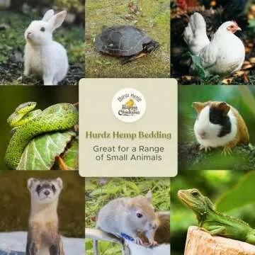 [25lbs] Hemp Bedding - Ideal for Chicken Nesting Boxes & Bunny Potty Areas - 100% Natural Hemp, Super Absorbent Crumble Formula, Odor Control Hemp Coop Bedding - Eco-Friendly Hemp Bedding for Chickens