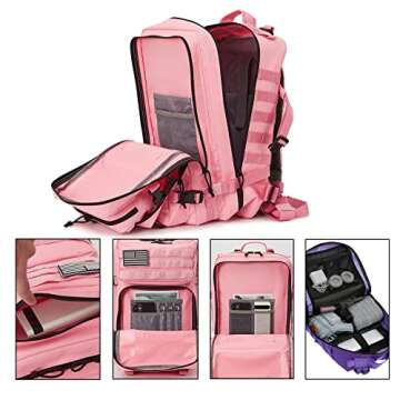 QT&QY 45L Military Tactical Backpack for Outdoor Adventures