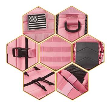 QT&QY 45L Military Tactical Backpack for Outdoor Adventures