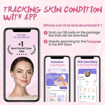 Femometer Jade Roller, Gua Sha Set, Facial Roller Massage Tool 100% Natural Rose Quartz for Face, Eyes, Neck, Skincare Beauty, Relieve Fine Lines and Wrinkles and Body Muscle Relaxing