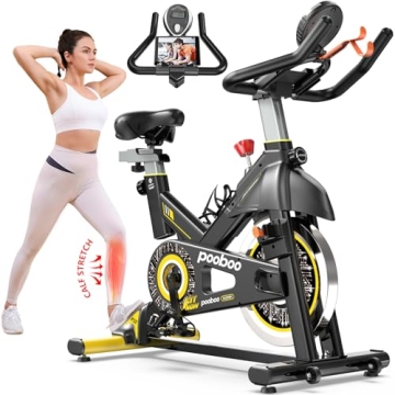 pooboo Magnetic Resistance Cycling Bike for Quality Home Workouts