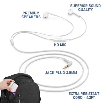 LUDOS Zenith Wired Earbuds – Premium Sound Quality with Ergonomic Design