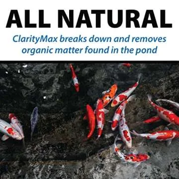 CrystalClear ClarityMax, All-in-One Pond Clarifier Treatment, All-Natural Beneficial Bacteria & Enzymes Provide Max Clarity, Koi Fish & Pet Safe, Algae Stain Remover, Crystal Clear Water Garden 6LB