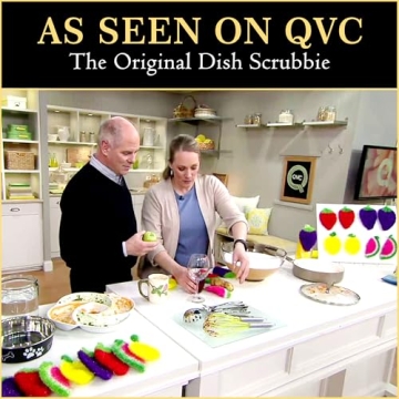 Dish Scrubber Variety Pack (5 Pcs) – Long Lasting, Non-Scratch, Odorless & Reusable Pot Scrubber for Kitchen, Bathroom, and Floor – Big & Durable Alternative to Rags and Sponges