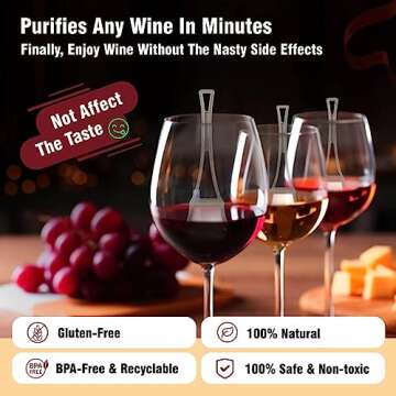 Wine Purifier Wands for Headache-Free Enjoyment