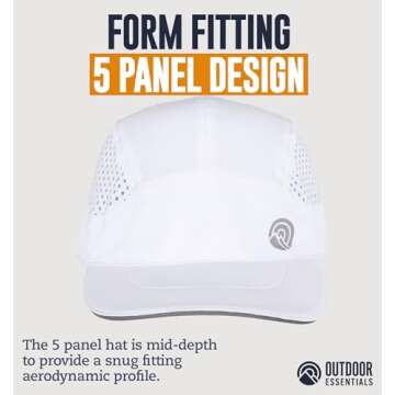 OutdoorEssentials Breathable Running Hat for Men & Women