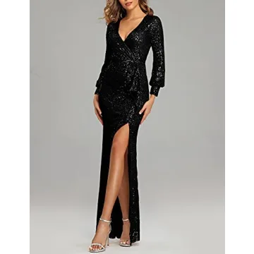 A ARFAR Elegant Sequin Party Dress for All Occasions