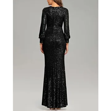 A ARFAR Elegant Sequin Party Dress for All Occasions