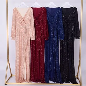 A ARFAR Elegant Sequin Party Dress for All Occasions