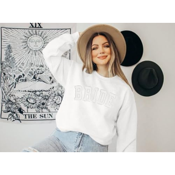 Cozy MYHALF Bride Sweatshirt for Future Mrs. Gifts