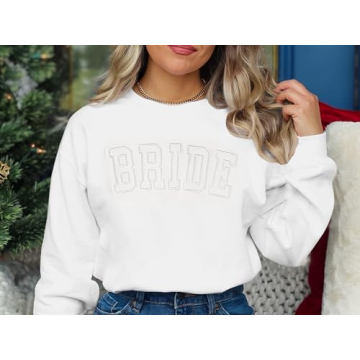 Cozy MYHALF Bride Sweatshirt for Future Mrs. Gifts