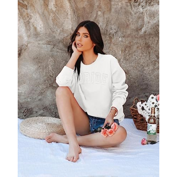 Cozy MYHALF Bride Sweatshirt for Future Mrs. Gifts