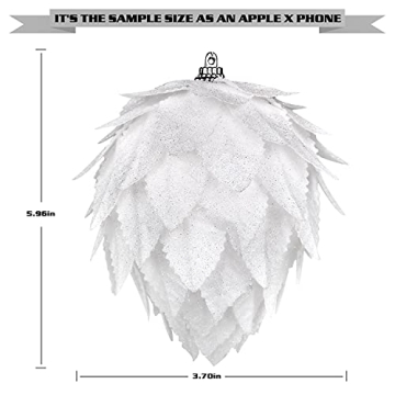 Elegant 4pc Christmas Ball Ornaments Set for Trees