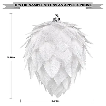 Elegant 4pc Christmas Ball Ornaments Set for Trees