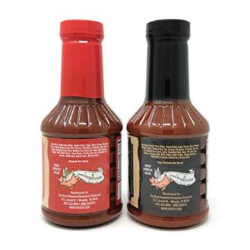 Charlie Vergos Rendezvous - Original and Hot BBQ Sauce Combo Pack (1lb 2oz (510g) Each)