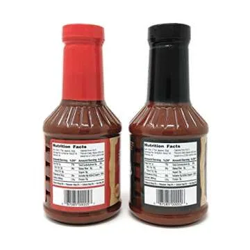Charlie Vergos Rendezvous - Original and Hot BBQ Sauce Combo Pack (1lb 2oz (510g) Each)