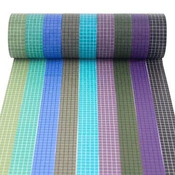 Vibrant 27 Rolls Colored Grid Washi Tape Set