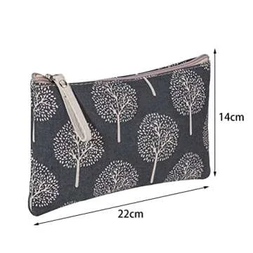 SUMAJU Canvas Cosmetic Bag Set - Stylish & Waterproof