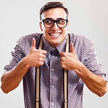 Skeleteen Retro Nerd Costume Glasses for Fun Style