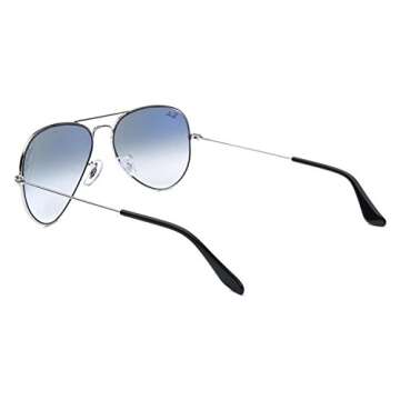 Stylish Ray-Ban RB 3025 Aviator Sunglasses with Gradient Lenses