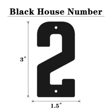 Modern Metal House Numbers for Stylish Address Display